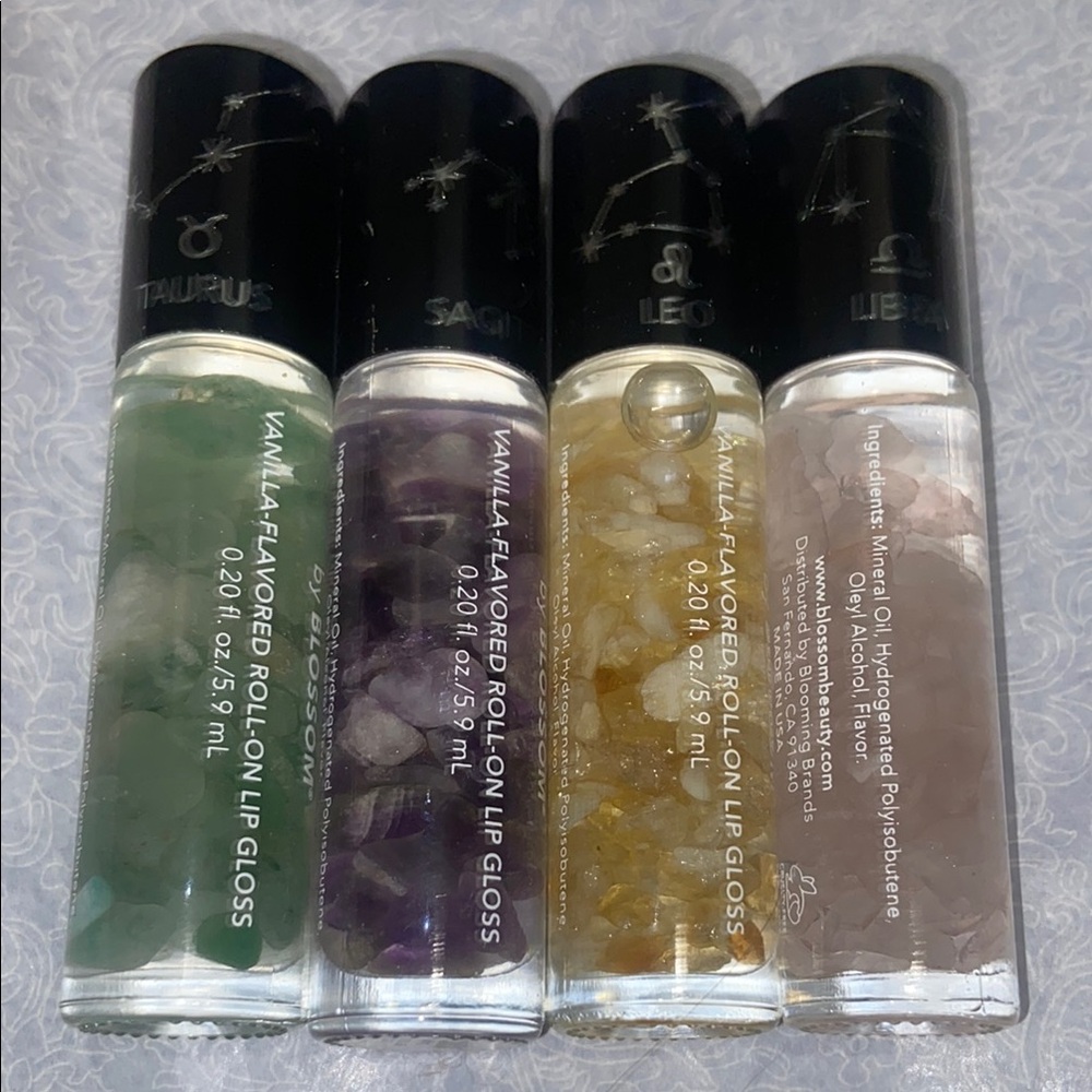 Blossom Zodiac Roll-On Lip Gloss – Choose Your Sign (New/Unused)